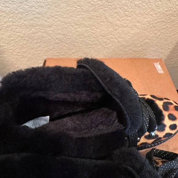 NWOT J.Crew Nordic Leopard Calf Hair Lace Up Boots. - Picture 9 of 10